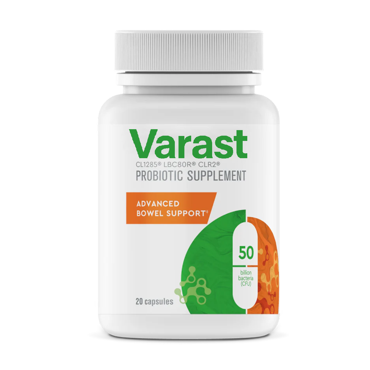 Varast Advanced Bowel Support Probiotic Capsules