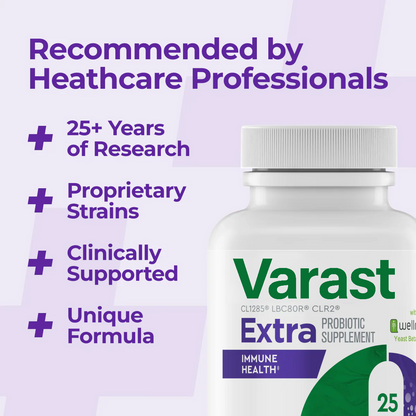 Varast Immune Support Probiotic Capsules with Wellmune®